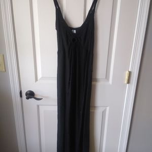 Island Planet Resort Wear Black Maxi Size Small